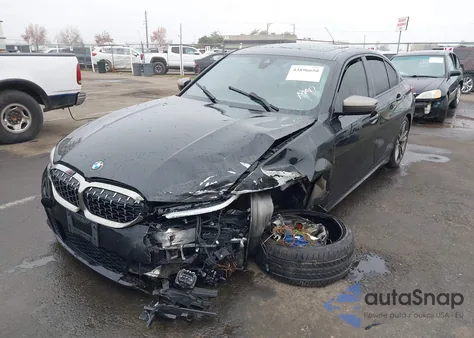 2020 BMW 3 Series M340I from USA, damaged, VIN WBA5U7C07LAF54410